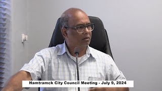 Hamtramck City Council Meeting  July 9 2024 [upl. by Petronella235]