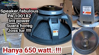 review speaker ACR FABULOUS PA 100182irit power horegg lur [upl. by Ahsen]