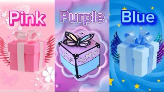 Choose your gift😍💝3gift box challenge😍🤮😃2 good and 1 bad pickonekickone wouldyourather [upl. by Chadburn]