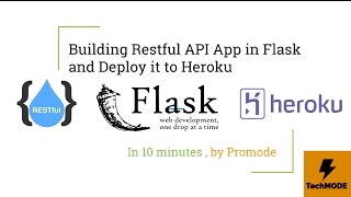 Flask tutorial web development with python Deploy to Heroku  Part 1 [upl. by Darra627]