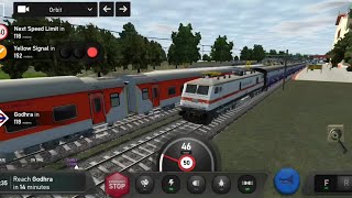 Raajdhani Express  Dahod To Vadodara Train journey  Indian Train realistic video🚅 [upl. by Wilie499]