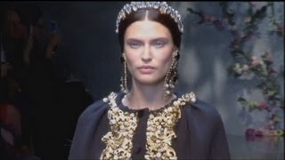 euronews le mag  Dolce e Gabbana Armani Morello ultimi fuochi a Milano Moda Donna [upl. by Brana]