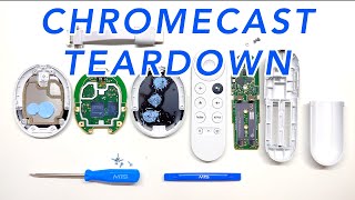 Chromecast with Google TV Teardown  Disassembly w Remote [upl. by Talbot]