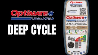 NEW Deep Cycle Battery Charger  OptiMate 6 12V24V [upl. by Nonnaer126]