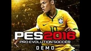 Descarga PES 2016 Gratis Para PC Versión Demo [upl. by Aihsekyw707]