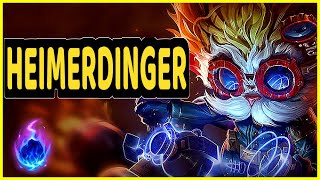 Heimerdinger death by Tristana [upl. by Ardnahsal]