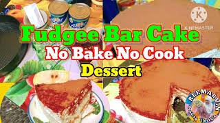 Fudgee Bar Cake No Bake No Cook Dessert fudgeebar dessert reemarvincookinglifestyle [upl. by Asirak]