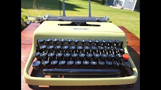 Olivetti Lettera 22 and 32 Typewriters [upl. by Hgielak]