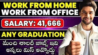 Earn Rs41666Month  Permanent Work From Home amp Office Jobs  Online Work At Home  VtheTechee [upl. by Erlandson204]