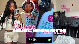 realistic college morning routine while living in a dorm kiykindakool [upl. by Ynaoj511]