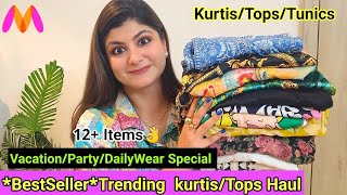 hugeTrending KurtisTopsTunics From Myntra  PartyWearVacation Special Collection  Vees Corner [upl. by Jael]