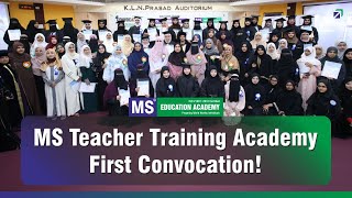 MS Teacher Training Academys 1st Convocation Ceremony  Diploma Awarded to New PrePrimary Teachers [upl. by Ayekehs]