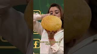 CATIA FONSECA COME BOLA GIGANTE DE GERGELIM  Band Receitas shorts [upl. by Liddie]