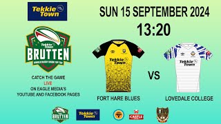 BRUTTEN CUP RUGBY FORT HARE VS LOVEDALE [upl. by Nallek]