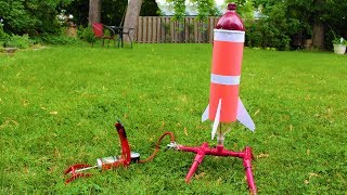 How To Build a Water Pressure Rocket With a Parachute [upl. by Elleinahc479]