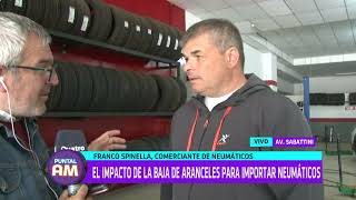 Franco Spinella El impacto de la baja de aranceles para importar neumáticos [upl. by Adarbil]