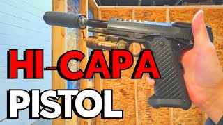 Hard Hitting Airsoft HiCapa  Boreless Airsoft [upl. by Mitman]