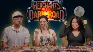 Merchants of the Dark Road Boardgame Playthrough [upl. by Llemert624]