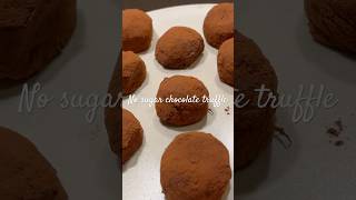 No sugar chocolate truffle nosugar noflour vegan veganrecipes oatbread [upl. by Odarbil]