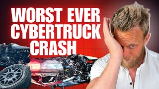 BIGGEST ever Tesla Cybertruck crash shocks emergency services [upl. by Tanner]