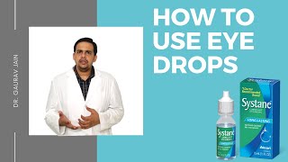 How to use eye drops Hindi [upl. by Aronoh163]