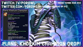 WoW Gold Farm  Mana Tombs  Plans Khorium Champion  Run 55 [upl. by Avehsile]