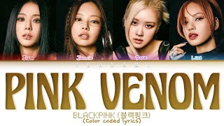 BLACKPINK Pink Venom lyrics 블랙핑크 quotPink Venomquot 가사 Color coded lyrics [upl. by Udall]