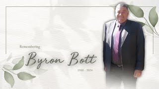 Live Stream of the Funeral Service of Byron Bott [upl. by Annissa935]