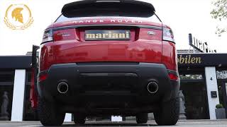 Range Rover Diesel Sportauspuff  ohne Active Sound SDV8 Sport by mariani [upl. by Carhart808]