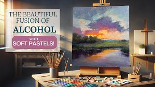 Witness The Amazing Fusion Of Alcohol And Soft Pastel  A Gamechanging Technique [upl. by Smiga]