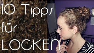 10 Tipps für LOCKEN [upl. by Kciredohr269]