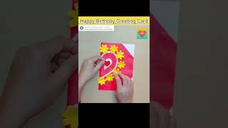 DIY Happy Birthday Greeting Card subscribe diy art viralcraft viralvideo 5MinuteCraftsYouTube [upl. by Yeslaehc675]