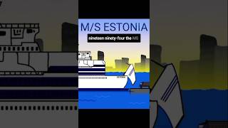 The sinking of the MS Estonia Flipaclip viralshorts epic [upl. by Anaidirib]