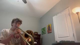 FOW Jazz Band Audition  Trombone [upl. by Eirrod]