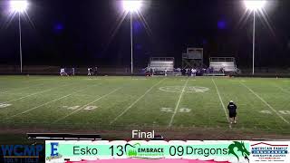 High School Football Esko at Pine City [upl. by Madaih]