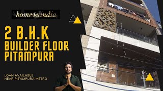 84 GAJ  2 BHK BUILDER FLOOR  PITAMPURA [upl. by Susy382]