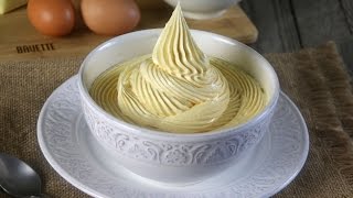 Crema de mantequilla francesa para pasteles [upl. by Leonelle]