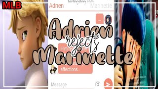 quotAdrien rejects MarinettequotTextingStoryMLBGachaJades Nature [upl. by Ahsaya]