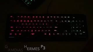 Gamdias Hermes P3  RGB effects [upl. by Gustavus]