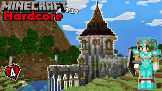 Building an Enchanting Tower 🏰  Ep 4  Minecraft 120 Hardcore Let’s Play [upl. by Dede]