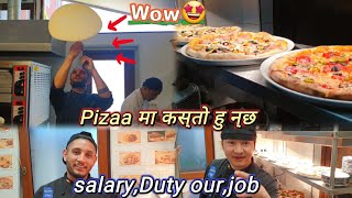 How much does a pizza maker earn in Romania🇹🇩  Pizza maker job in romania [upl. by Notkcorb]