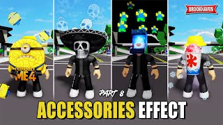 NEW ACCESSORIES WITH EFFECT In Brookhaven WID  Roblox Part 8 [upl. by Gambrell]