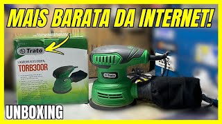 LIXADEIRA ROTO ORBITAL BARATA DEMAIS SERÁ QUE PRESTA unboxing e teste [upl. by Eugenius]