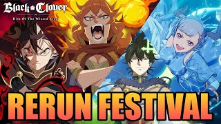 Rerun Festival Banner Selector Rekomendasi Untuk Player Baru  Black Clover M [upl. by Gnuy]