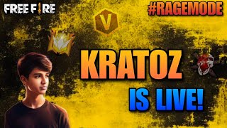 🔴 Room Matches🔥 FreeFire Live 😍 RageMode  KRATOZ FF [upl. by Johppa]