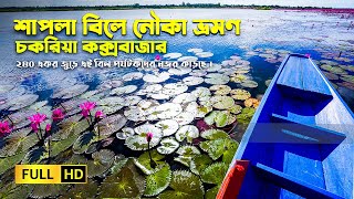 নলবিলা শাপলার বিল শাপলা চত্বর চকরিয়া  শাপলা বিলে নৌকা ভ্রমণ  Nalbilaa Shapla bill Chakoria [upl. by Ahsercal]