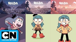 Every Hilda Intro Theme Song  Season 1 to Season 3  Compilation  Cartoon Network [upl. by Mitran]