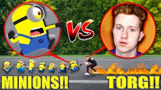 I FOUGHT MINIONS IN REAL LIFE From DESPICABLE ME 4 Who Won [upl. by Oicapot]