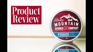 Best Selling Pomade on Amazon l Gel Type Pomades I Rocky Mountain Barber Honest Review [upl. by Orwin]