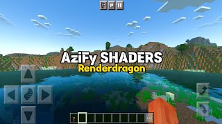 Mcpe 12060  AziFy Shaders EnDefault Renderdragon Ultra Realista [upl. by Azyl]